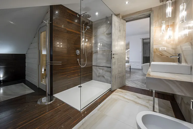 beautiful bathroom installation